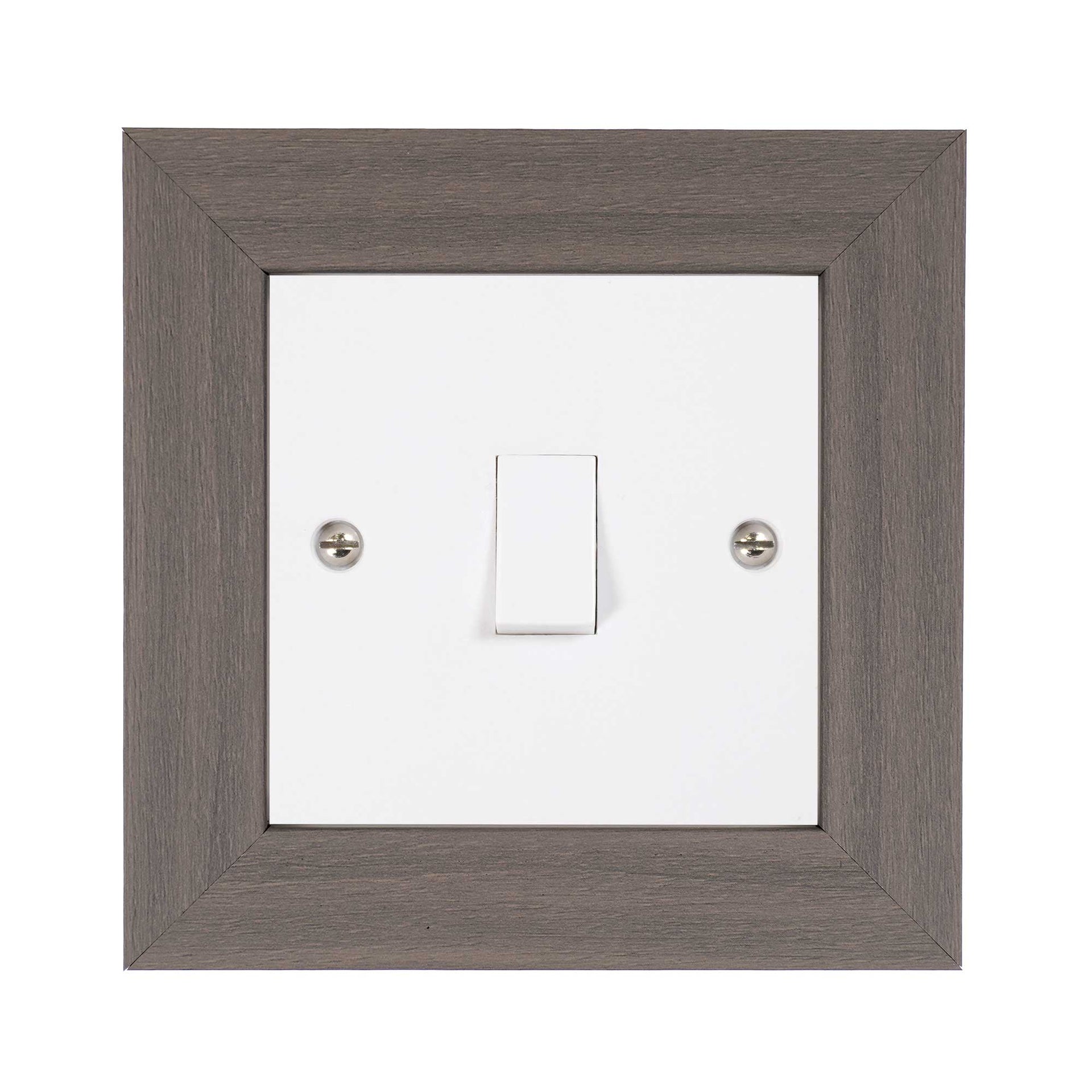 ElekTek Decorative Switch Surround Frame Cover Finger Plate Modena Dar ...