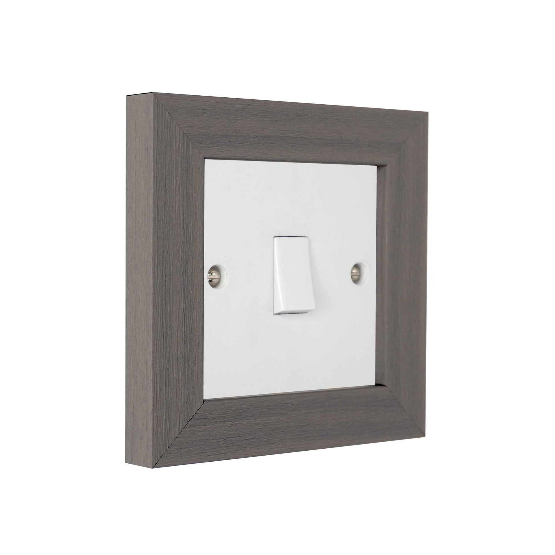 ElekTek Decorative Switch Surround Frame Cover Finger Plate Modena Dar ...
