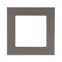 ElekTek Decorative Switch Surround Frame Cover Finger Plate Modena Dark Wood Effects