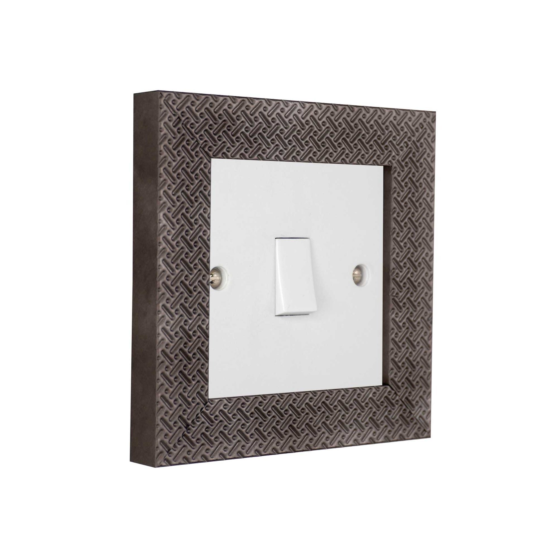 ElekTek Decorative Switch Surround Frame Cover Finger Plate Patterns ...