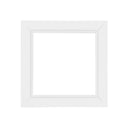 ElekTek Decorative Switch Surround Frame Cover Finger Plate Rivoli Satin White