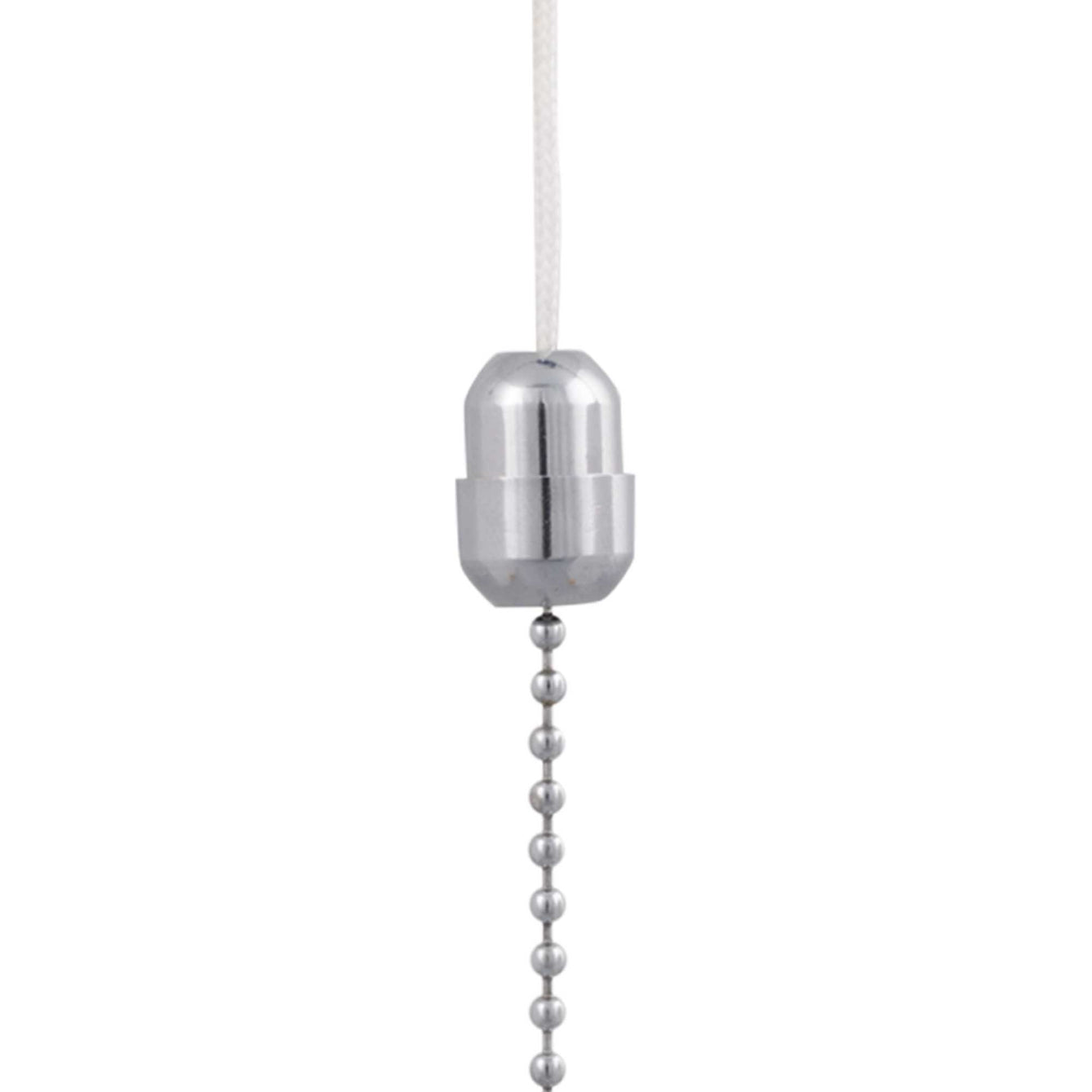 ElekTek Light Pull Chain Chrome Bowling Pin With 80cm Matching Chain - Buy It Better 