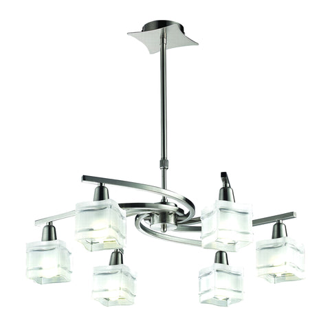 Acton 6 Arm Pendant LED Light