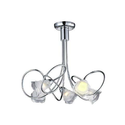 Hillingdon 5 Arm Pendant LED Light